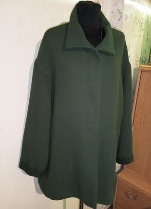 Italy, вовняний 95%-стрейч, піджак-жакет з кишенями,бохо,великого розміру,італия3 фото