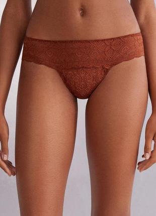 Женские кружевные трусики бразильяны intimissimi
