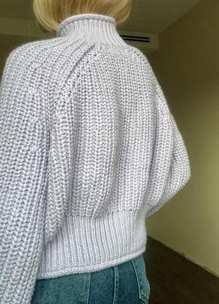 Трендовий светр крупна вʼязка h&m8 фото