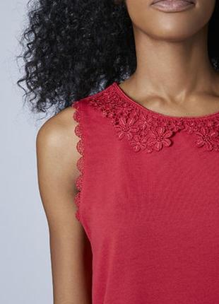 Топ topshop lace collar top2 фото