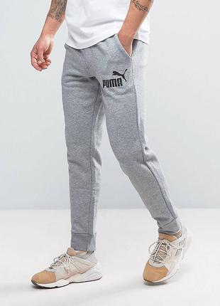 Чоловічі спортивні штани на манжетах puma оригінал8 фото