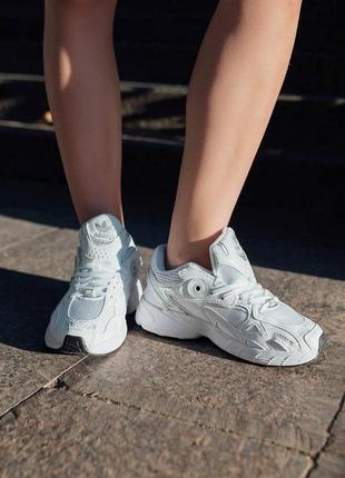 Женские текстильные сетка кроссовки adidas astir originals white, кеды адидас белые. женская обувь