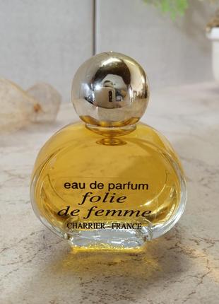 Folie de femme, charrier parfums, edp, винтажная миниатюра, раритет