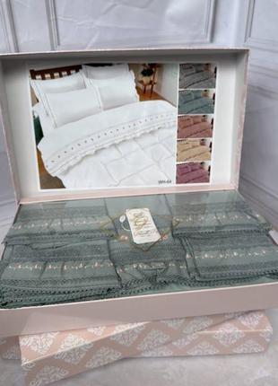 Постільна білизна laura grand з мереживом