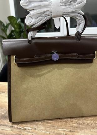 Сумка в стилі hermes herbag, розмір 30*25*139 фото