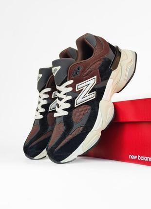 New balance 9060 black/brown9 фото