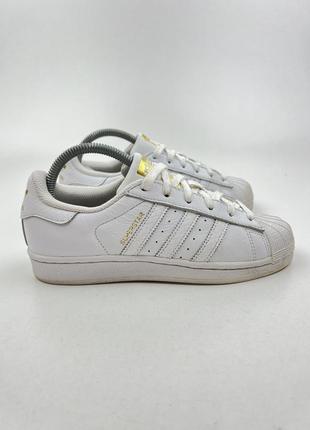 Оригінальні шкіряні кеди adidas superstar3 фото