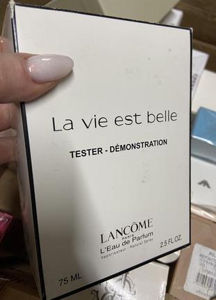 Тестер lancome la vie est belle парфумована вода 75мл