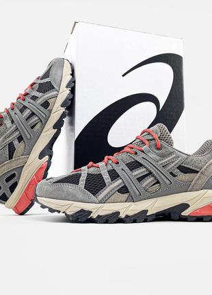 Asics gel-sonoma 15-50 clay "grey/obsidian grey"7 фото