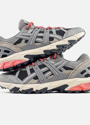 Asics gel-sonoma 15-50 clay "grey/obsidian grey"9 фото