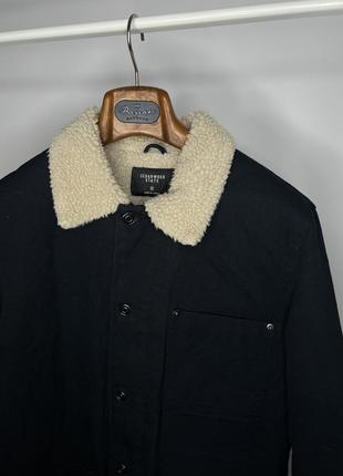 Чоловіча джинсова куртка з штучним хутром cedarwood state work jacket style5 фото