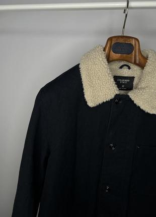 Чоловіча джинсова куртка з штучним хутром cedarwood state work jacket style4 фото