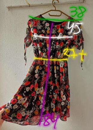 Квіткова сукня, плаття s, m3 фото