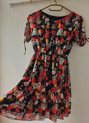 Квіткова сукня, плаття s, m2 фото