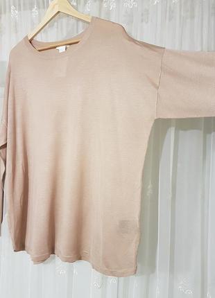 Тонкий нюдовий джемпер h&m. 4