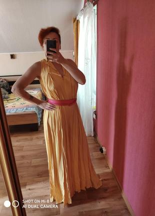 Шикарный комбинезон criza красивого желтого цвета