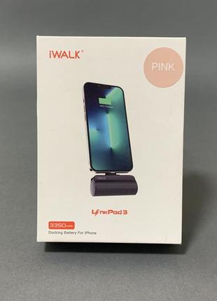 Мини-павер банк iwalk для iphone со встроенным кабелем 3350 мач7 фото