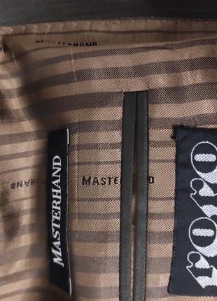 Піджак коричневий вовна смужкa roro,m,l,427 фото