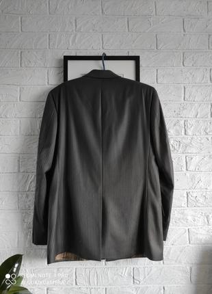Піджак коричневий вовна смужкa roro,m,l,422 фото