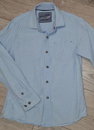 Джинсовая рубашка р.1343 фото
