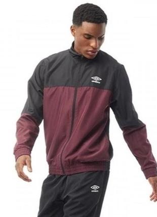 Чоловіча оригінальна вітровка куртка umbro active burgundy s