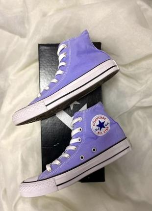 Женские высокие кеды конверс converse chuck 70 classicbordo white logo + / женская демисезонная обувь на весну, лето и осень конверсы коричневые2 фото