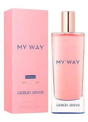 Парфюмированная вода для женщин giorgio armani my way intense eau de parfum, 15 мл (3614273348645)