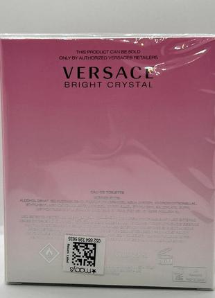 Парфуми versace bright crystal 90мл edt оригінал2 фото