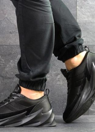 Кросівки adidas sharks чорні2 фото