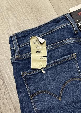 New! жіночі джинси levis 721 high rise skinny. 27/28.5 фото