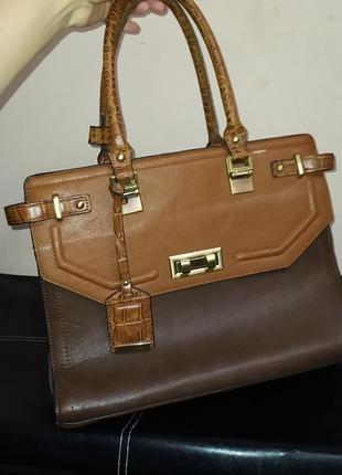 Сумочка в стилі hermes від new look1 фото