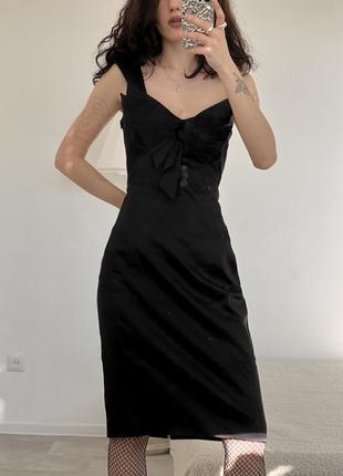 Розкішна вечірня чорна сукня від karen millen6 фото
