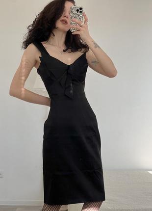 Розкішна вечірня чорна сукня від karen millen8 фото