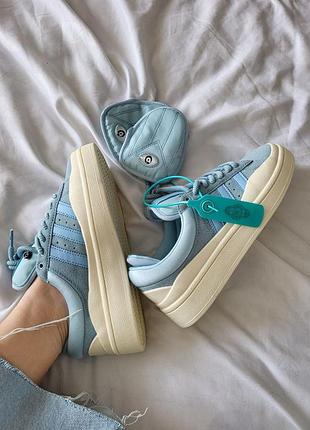 Замшевые кроссовки adidas campus blue