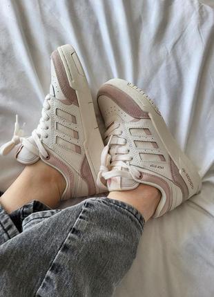 Кожаные кроссовки adidas drop step pink6 фото