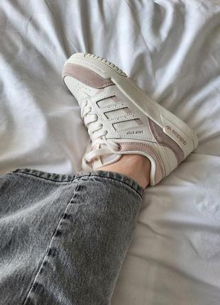 Кожаные кроссовки adidas drop step pink7 фото