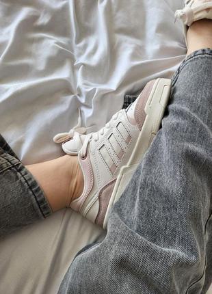 Кожаные кроссовки adidas drop step pink10 фото