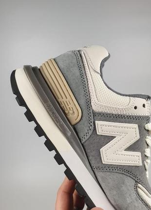 Замшеві кросівки new balance 574 legacy gray6 фото