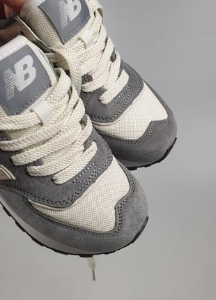 Замшевые кроссовки new balance 574 legacy gray7 фото