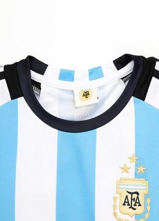 Футбольна форма для хлопчика bld аргентина messi біло-блакитний6 фото