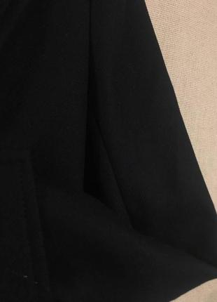 Двобортне демісезонне з вовною пальто -піджак прямого крою7 фото