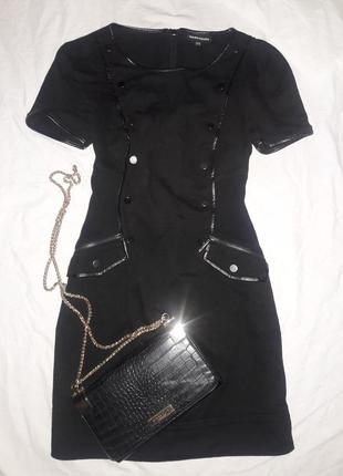 Платье черное размер 12