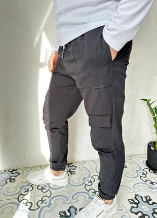 Мужские брюки брюки брюки с карманами коттон5 фото