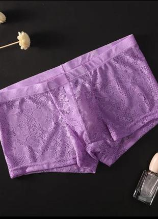 Еротична чоловіча нижня білизна, прозора білизна, розмір s/m, труси боксери