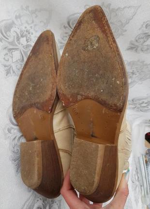 Шикарні шкіряні козаки черевики чоботи6 фото