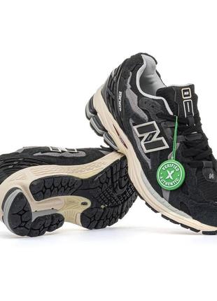 Мужские кроссовки new balance 1906 protection pack full black (нев баланси)5 фото