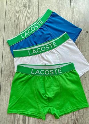 Подарочный набор мужских трусов lacoste из хлопкового материала, 5 штук8 фото