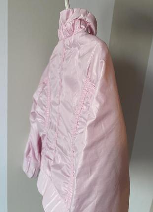 Рожева з ефірна вітрівка легка куртка