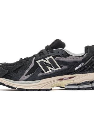 Мужские кроссовки new balance 1906 protection pack full black (нев баланси)