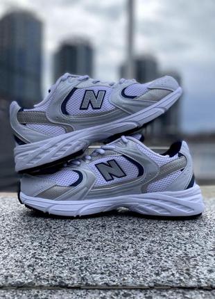 Новая модель женские кроссовки new balance 530 white grey premium6 фото